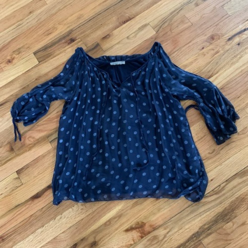 M&G made in Italy silk blend top size s